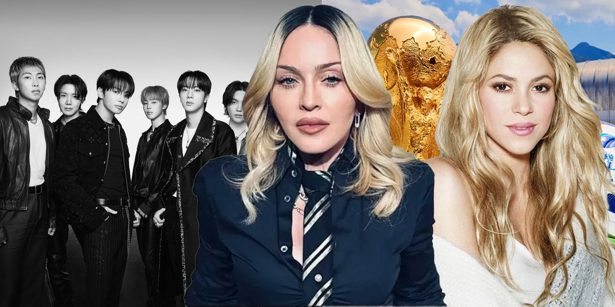 Shakira, Madonna y BTS harán historia en la final del Mundial 2026: El show que nunca habías visto en el fútbol